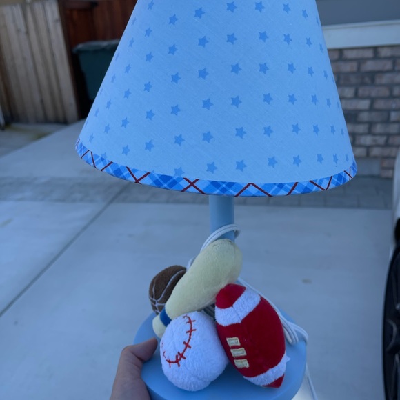 Boys Nursery Lamp- Sports Decor- Hardly used. - Picture 1 of 1